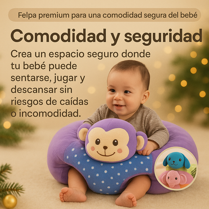 Silla Bebé de Felpa – El trono perfecto para tu príncipe 🐘