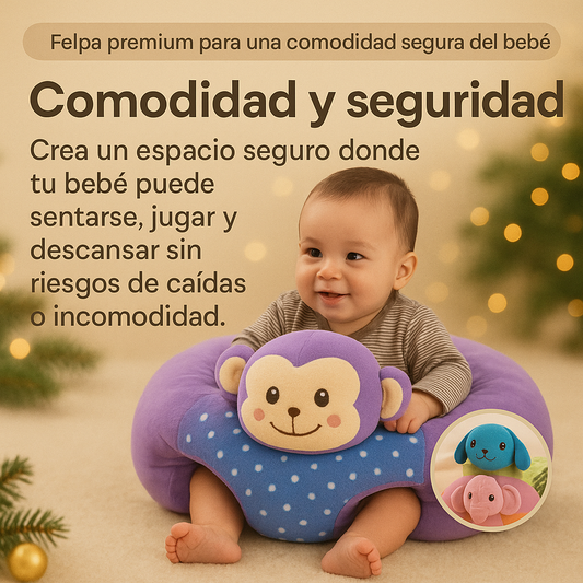 Silla Bebé de Felpa – El trono perfecto para tu príncipe 🐘