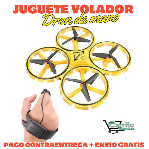 JUGUETE VOLADOR DRON DE MANO Carrito Express Colombia