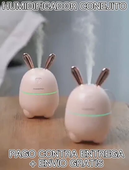 💨 HUMIDIFICADOR DISFUSOR ESTILO CONEJO