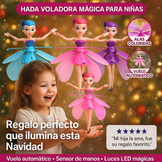 Hada Voladora Mágica™ – Vuela Sola con Tus Manos ✨