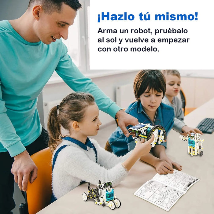 Robot Solar 13 en 1 – Kit para Armar 13 Robots