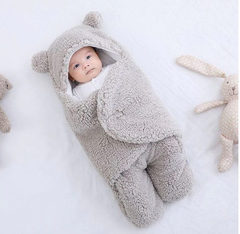 COBERTOR HIPOALERGÉNICO PARA BEBE - Gris