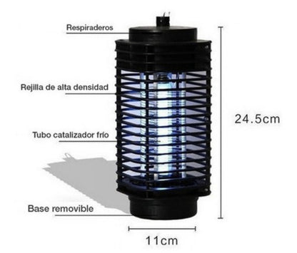 LÁMPARA MATA MOSQUITOS Y ZANCUDOS