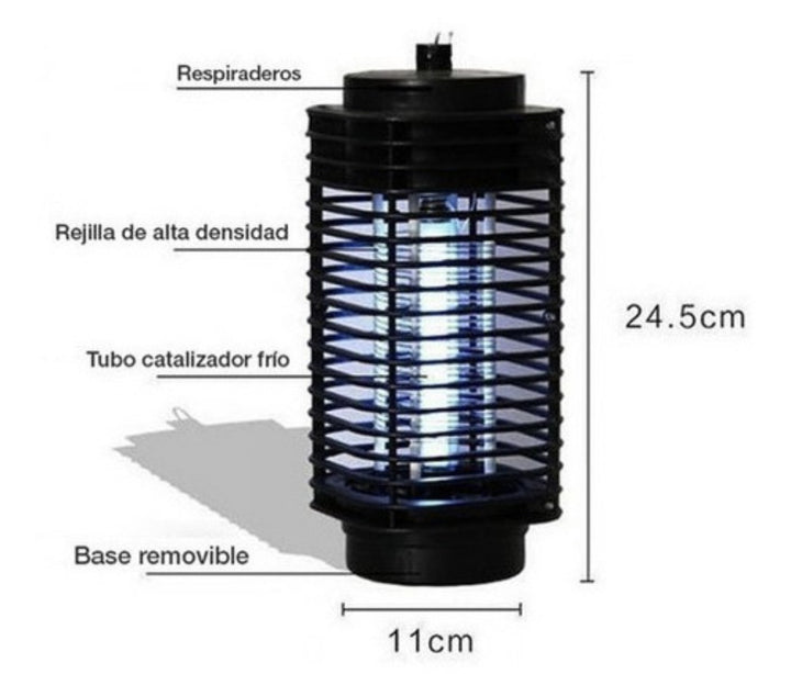 LÁMPARA MATA MOSQUITOS Y ZANCUDOS