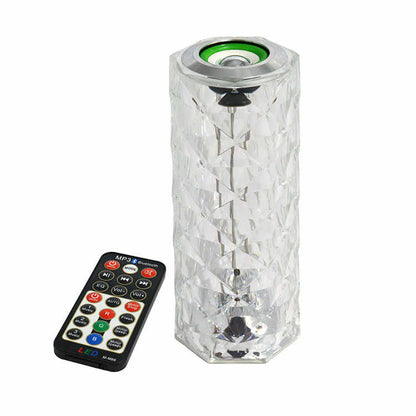 LÁMPARA DIAMANTE CON PARLANTE 🔦