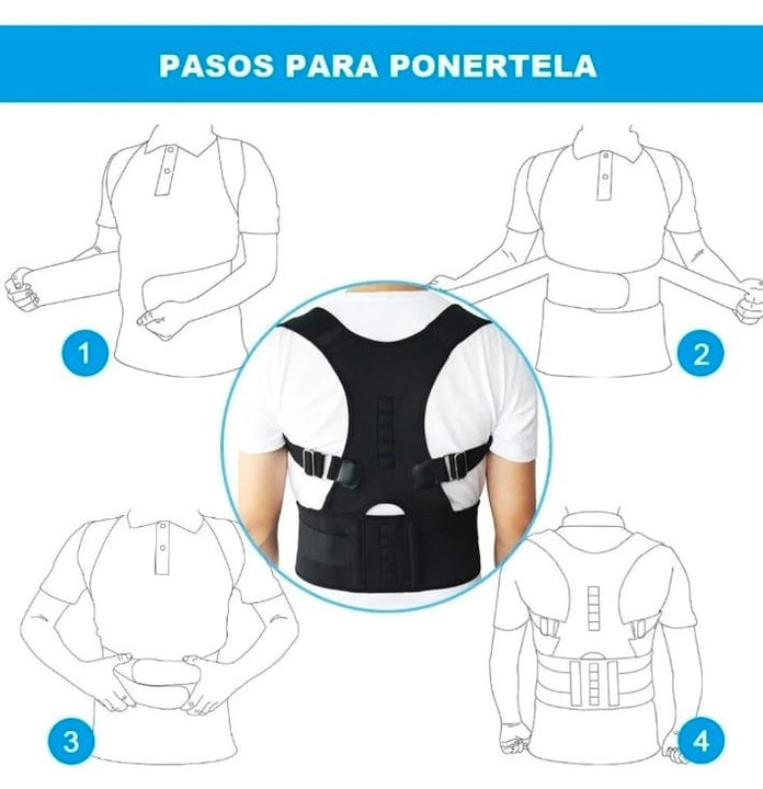 CORRECTOR DE ESPALDA AJUSTABLE UNISEX