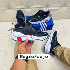 TENIS ADIDAS 2024 PARA TODA LA FAMILIA👟🕺🏻👫 - negro/rojo43