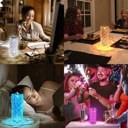 LÁMPARA DIAMANTE CON PARLANTE 🔦