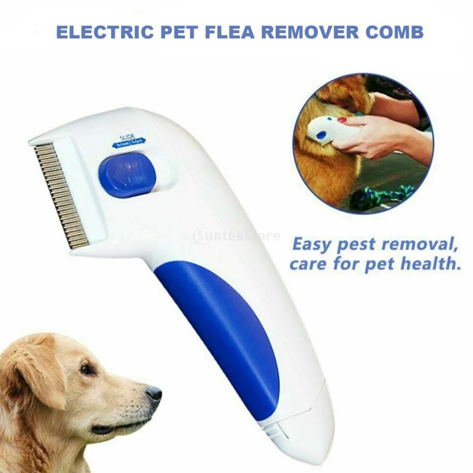 Cepillo Electrico Antipulgas y Garrapatas Flea Doctor 🐶😺