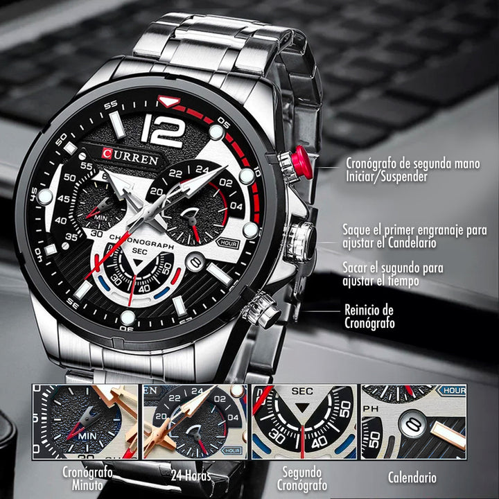 Reloj Curren 8395 - Precisión y Estilo ⌚🔥