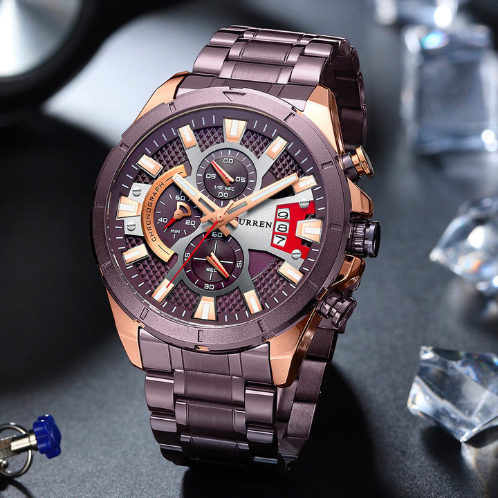 RELOJ CURREN MET LICO CRONOGRAF 8401 Carrito Express Colombia