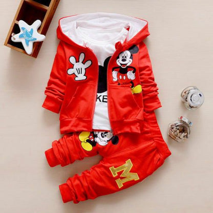 CONJUNTO MICKEY MOUSE: chaqueta, camisa y pantalon 👦🏻👧🏻👶🏻