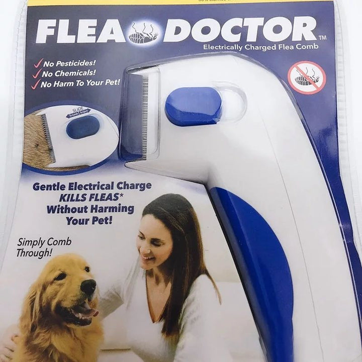 Cepillo Electrico Antipulgas y Garrapatas Flea Doctor 🐶😺