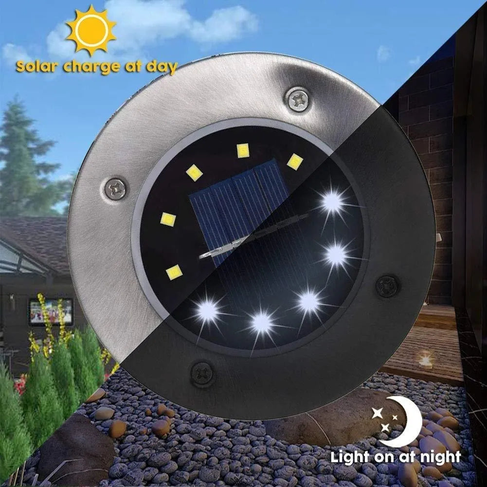 🔦LAMPARA SOLAR LED CIRCULAR 0R84 🌞