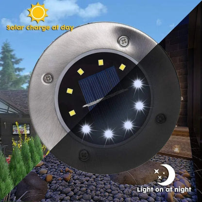 🔦LAMPARA SOLAR LED CIRCULAR 0R84 🌞