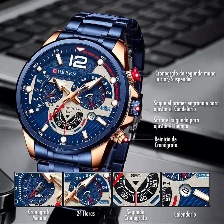 Reloj Curren 8395 - Precisión y Estilo ⌚🔥