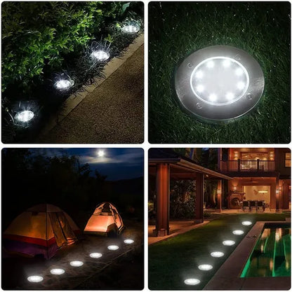 🔦LAMPARA SOLAR LED CIRCULAR 0R84 🌞