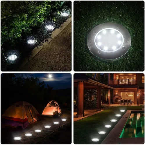 🔦LAMPARA SOLAR LED CIRCULAR 0R84 🌞