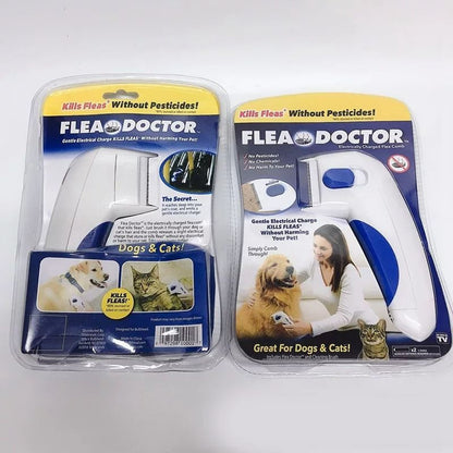Cepillo Electrico Antipulgas y Garrapatas Flea Doctor 🐶😺