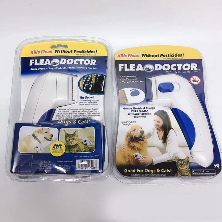Cepillo Electrico Antipulgas y Garrapatas Flea Doctor 🐶😺