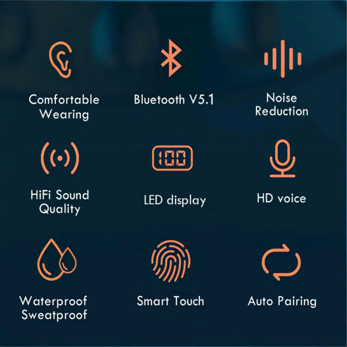 AUDIFONOS INALAMBRICOS M9