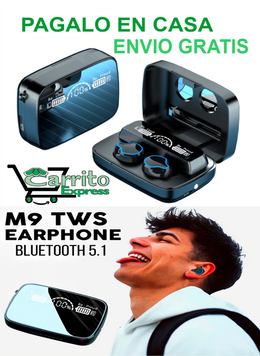 AUDIFONOS INALAMBRICOS M9