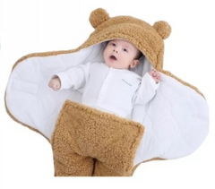 COBERTOR HIPOALERGÉNICO PARA BEBE - Caramelo