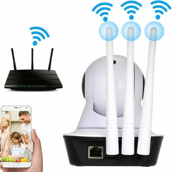 CAMARA DE SEGURIDAD WIFI 3 ANTENAS SMART📹