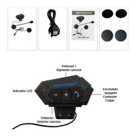 INTERCOMUNICADOR PARA CASCO