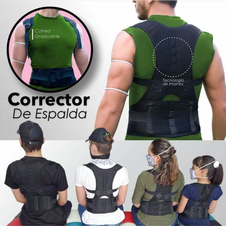 CORRECTOR DE ESPALDA AJUSTABLE UNISEX