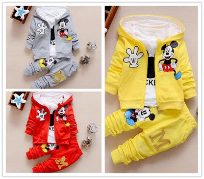 CONJUNTO MICKEY MOUSE: chaqueta, camisa y pantalon 👦🏻👧🏻👶🏻
