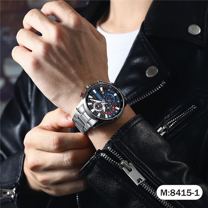 RELOJ CURREN PULSO ACERO CRONOG M:8415-1