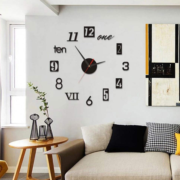 Reloj de Pared 3D para Armar