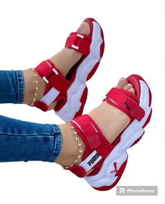 SANDALIA PUMA - ROJO