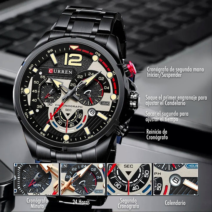 Reloj Curren 8395 - Precisión y Estilo ⌚🔥