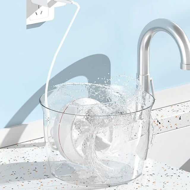 MINI LAVADORA GIRATORIA MINI TURBINA💦👕🚿