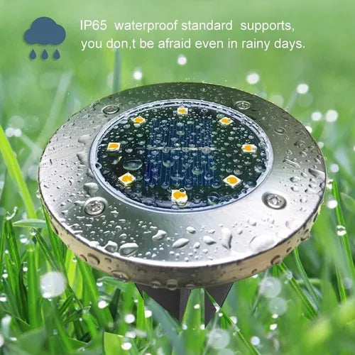 🔦LAMPARA SOLAR LED CIRCULAR 0R84 🌞